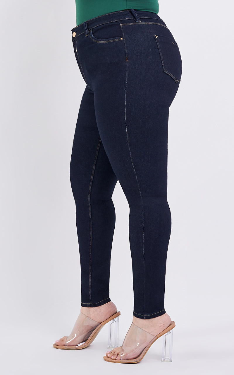 PLUS SIZE SKINNY ANKLE JEANS