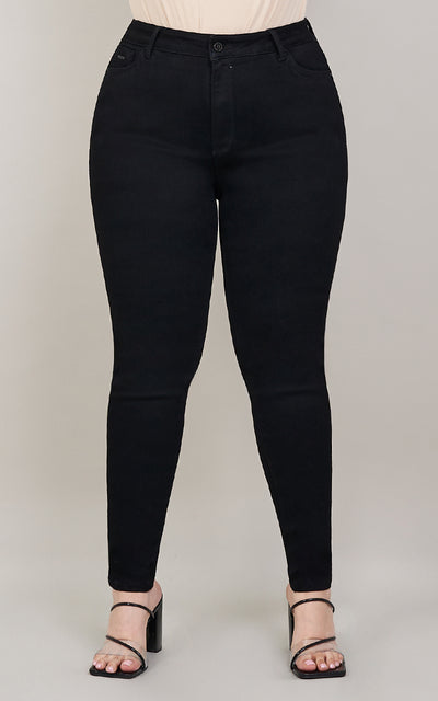 PLUS SIZE SKINNY ANKLE JEANS