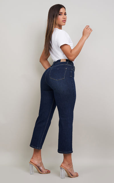 BASIC STRAIGHT ANKLE JEANS