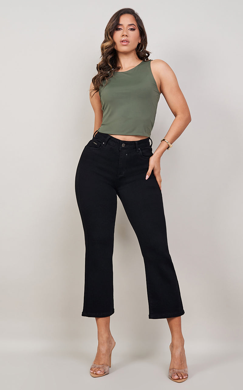 BASIC STRAIGHT ANKLE JEANS