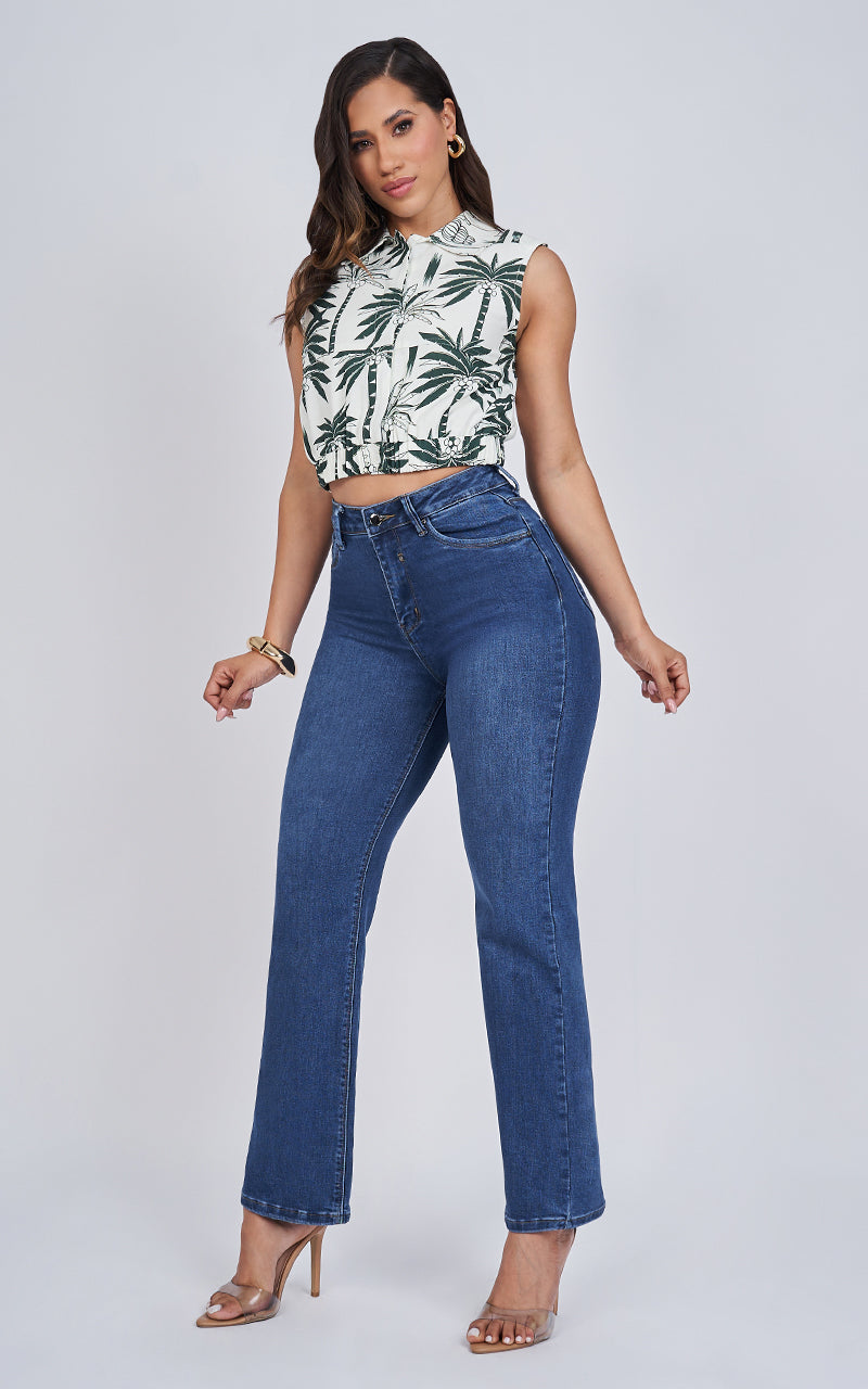 BASIC STRAIGHT ANKLE JEANS