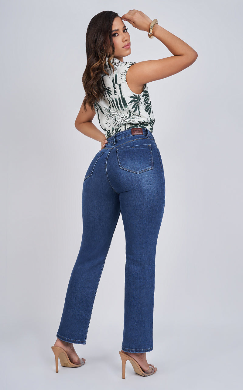 BASIC STRAIGHT ANKLE JEANS