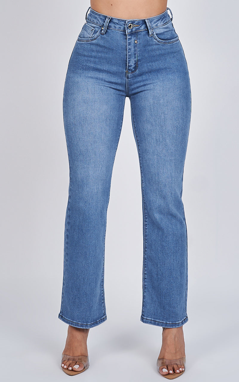 BASIC STRAIGHT ANKLE JEANS