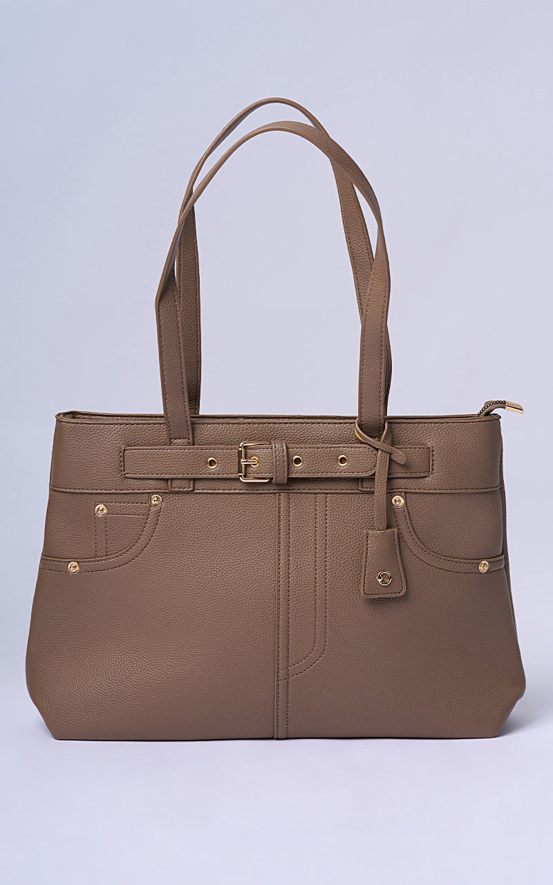 BOLSO - CARTERA TOTE CAFE