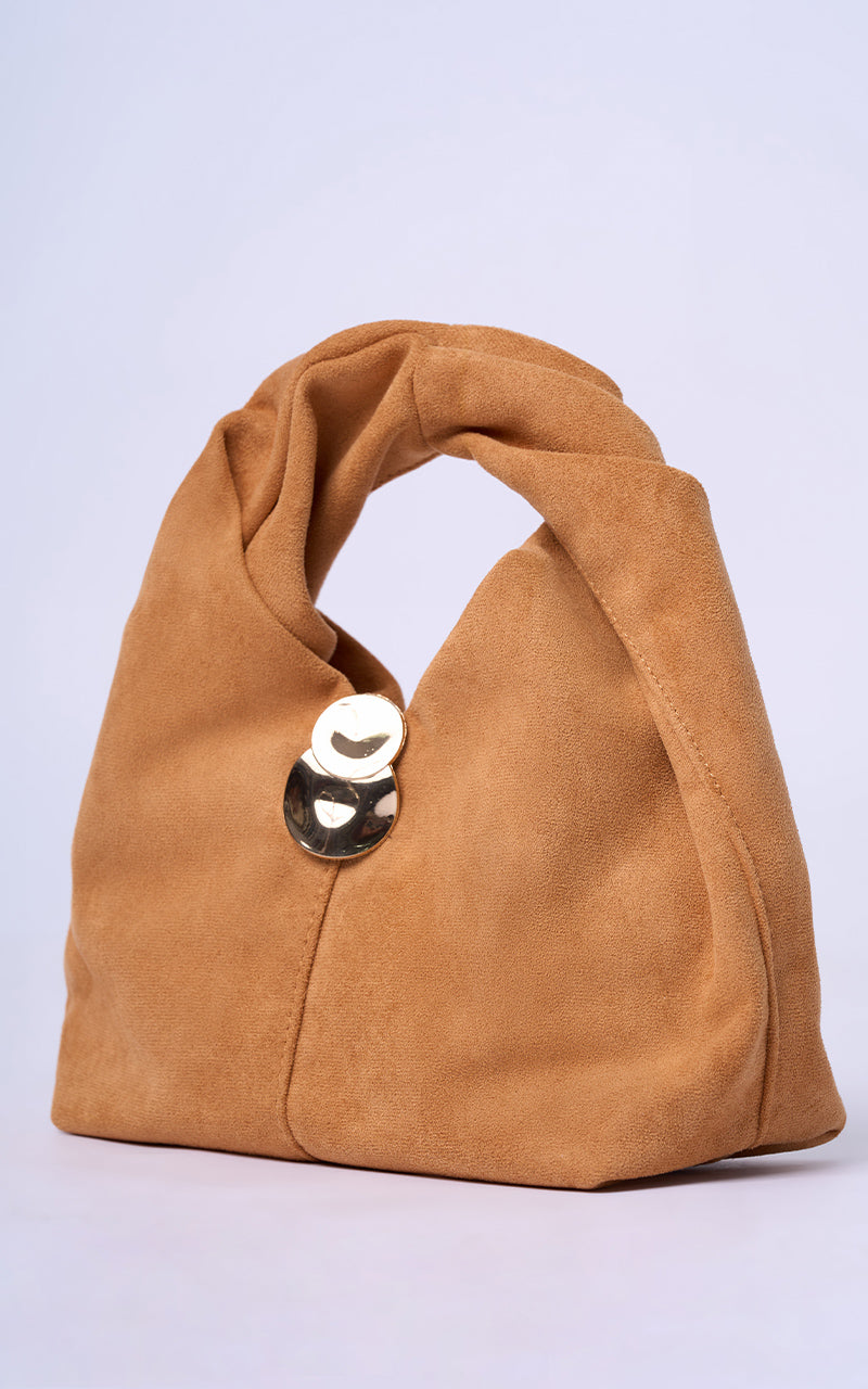 BOLSO DE MANO SUEDE