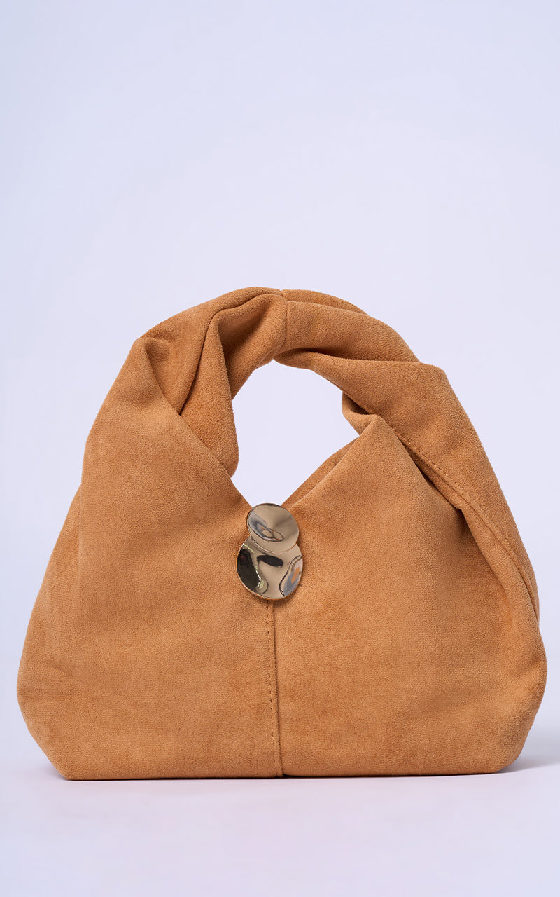 BOLSO DE MANO SUEDE