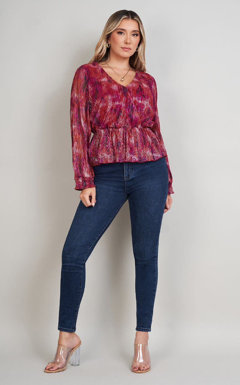 ELECTRIC SHINE BLOUSE
