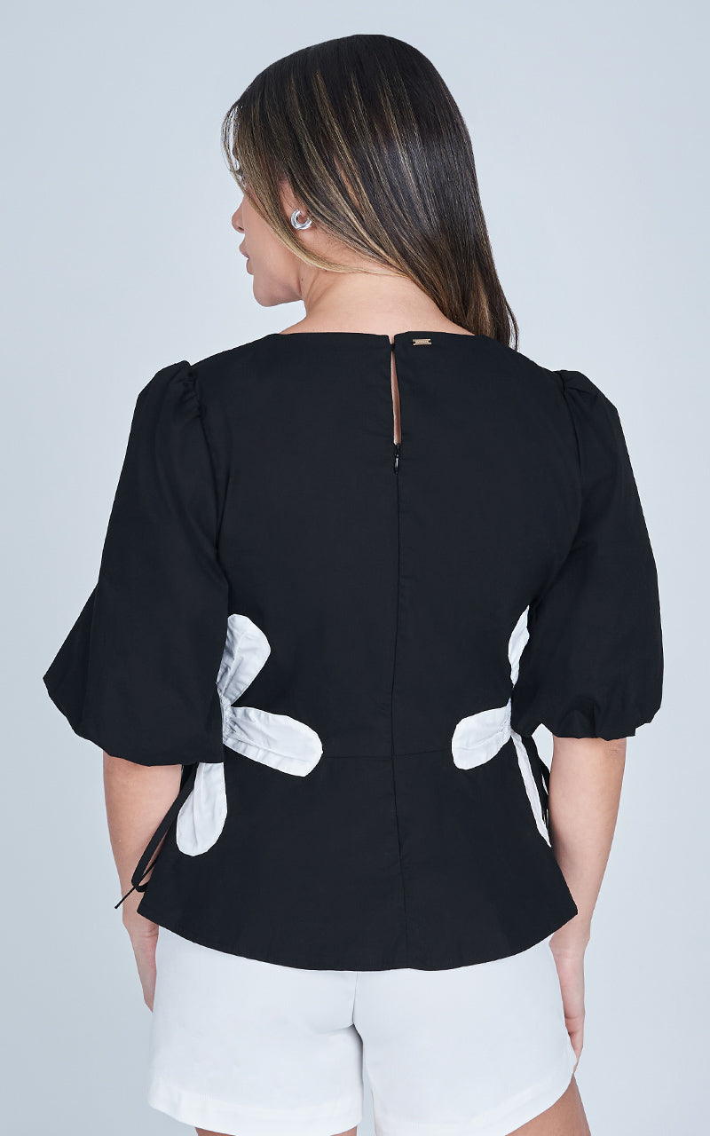 MIDNIGHT DAISY BLOUSE