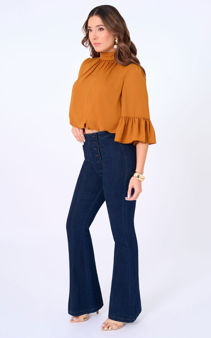 BLUSA MANGA LARGA