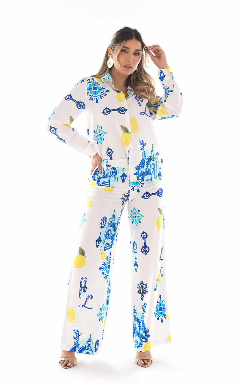 AMALFI LEMON SHIRT & PANTS