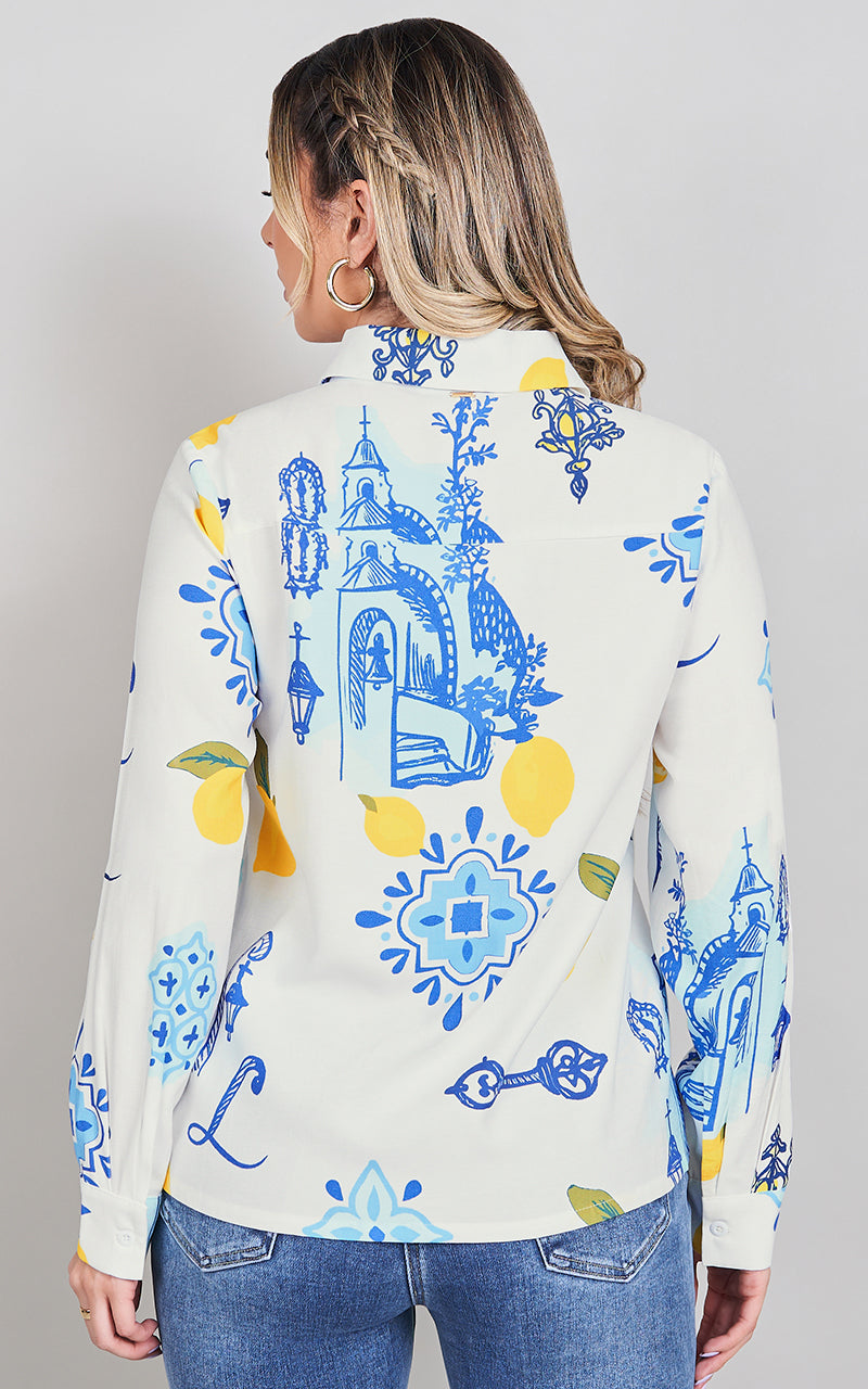 AMALFI LEMON SHIRT