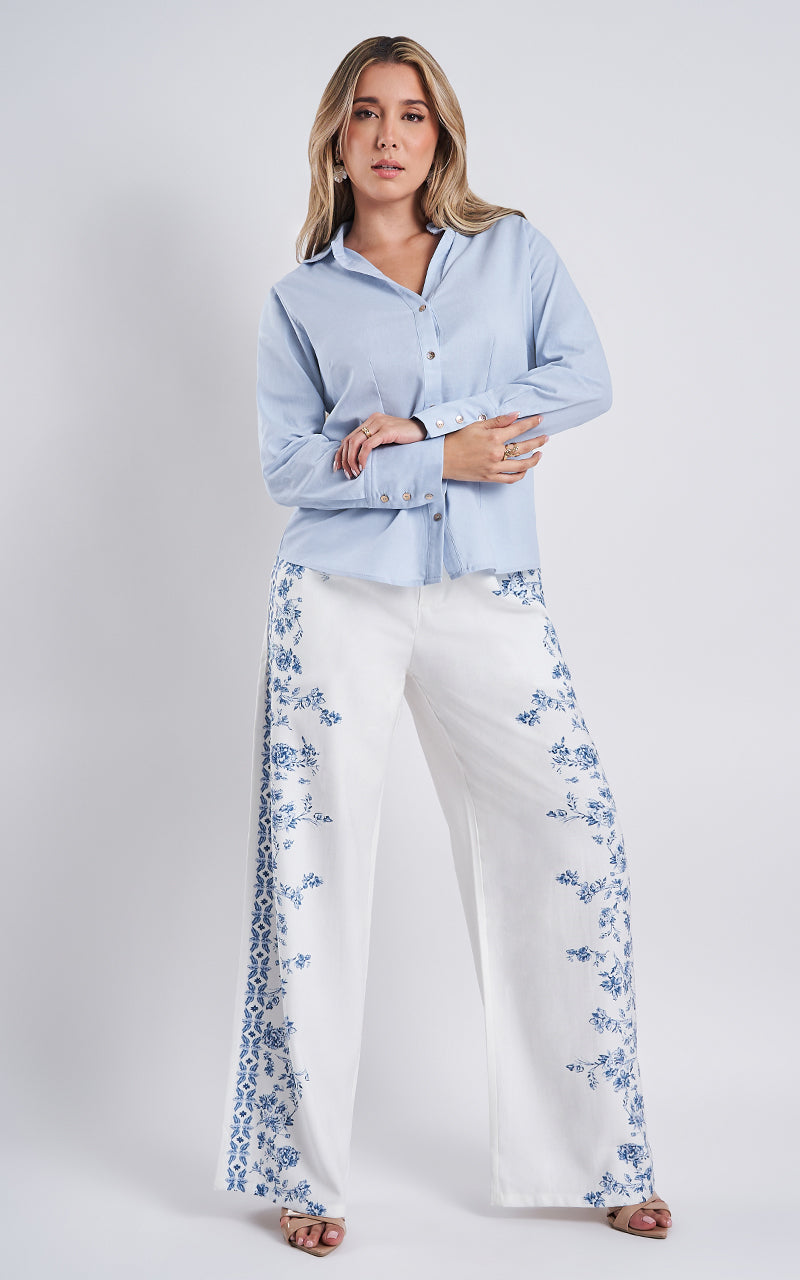 AYLA SHIRT & AZURE PANTS