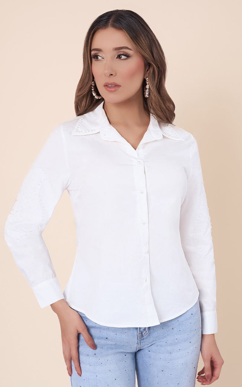 CAMISA CON BORDADOS