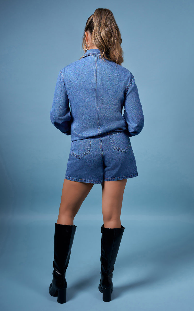 CHAQUETA DENIM BOMBER