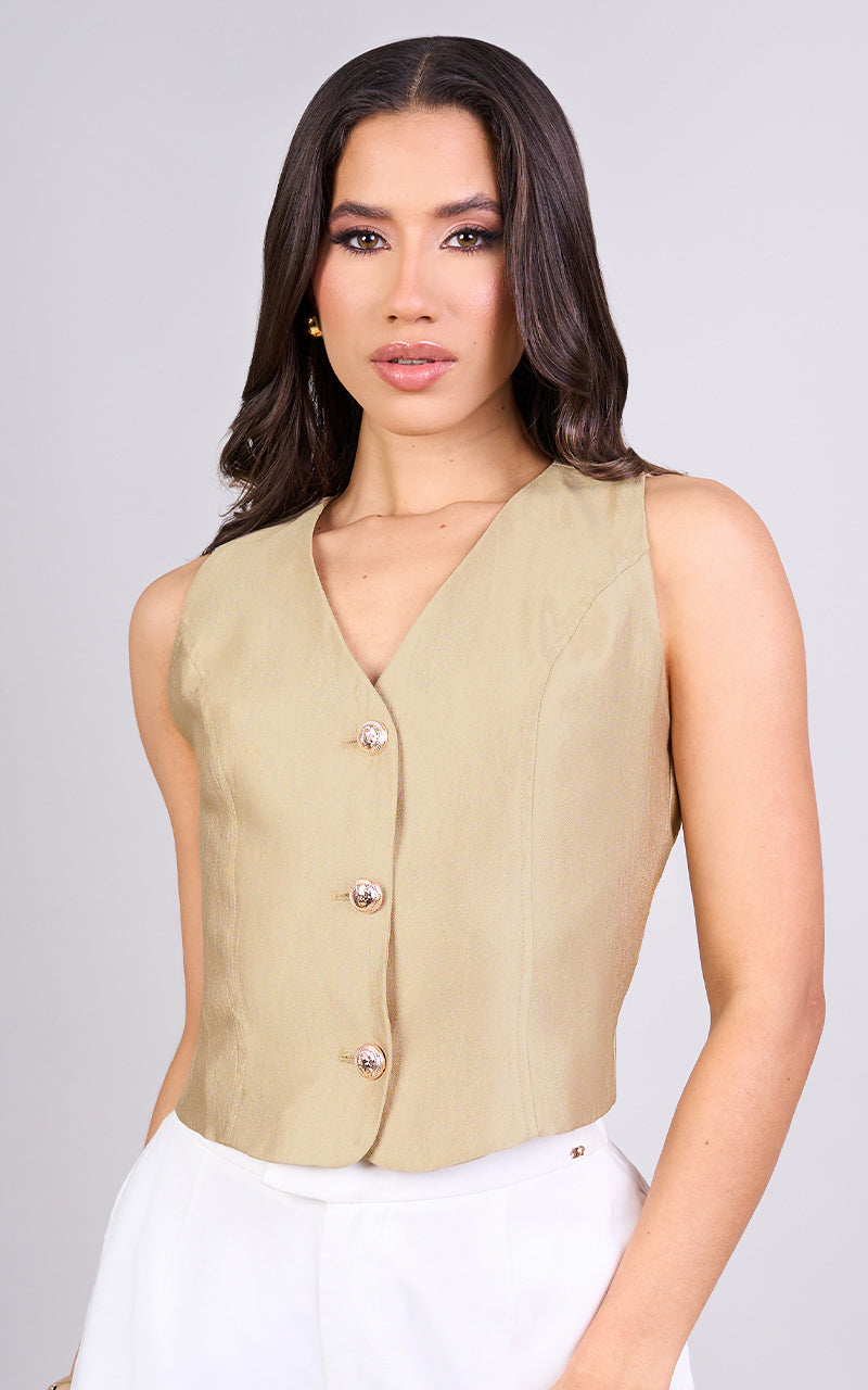 GOLDEN VIBES VEST