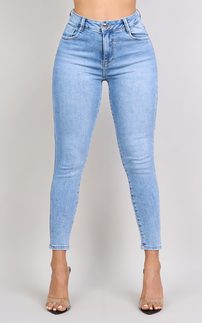 BASIC SKINNY ANKLE JEANS
