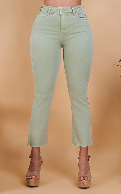 ANIE CROPPED FLARE JEANS