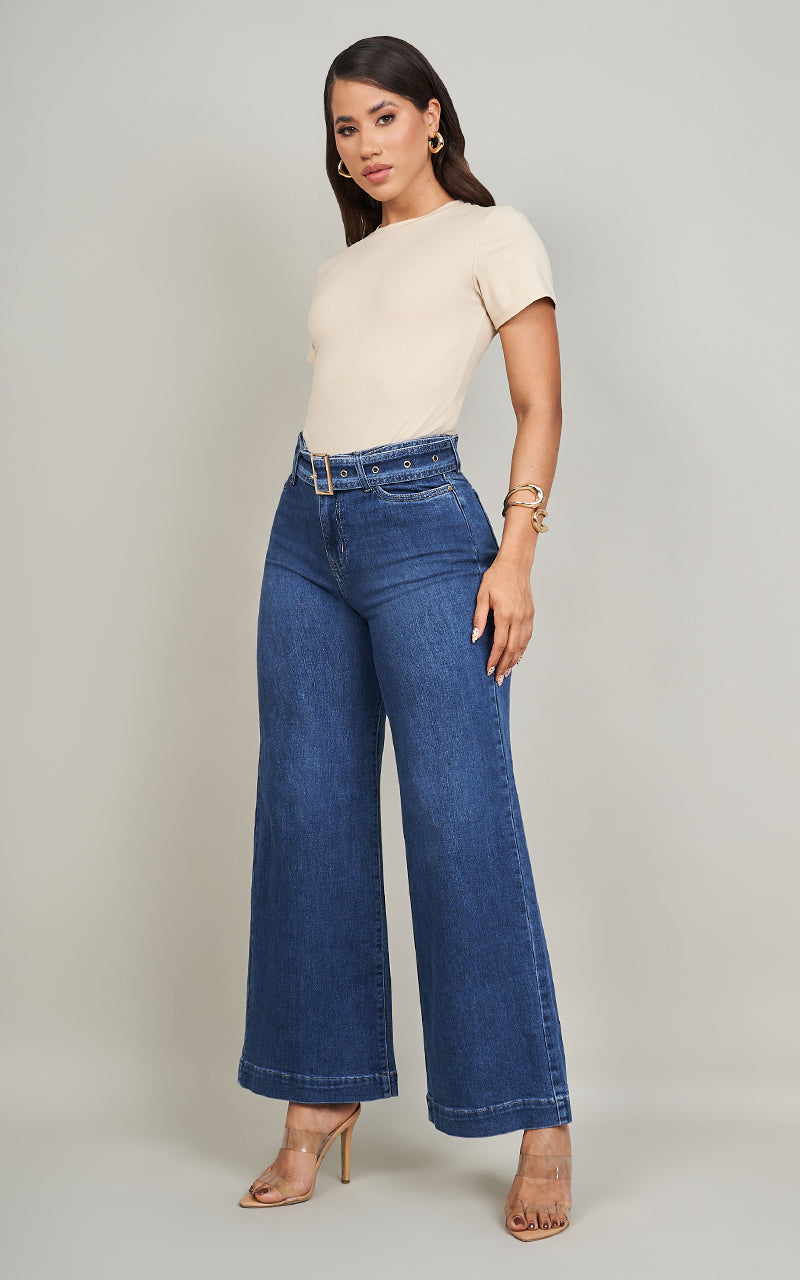AMAIA WIDE LEG JEANS