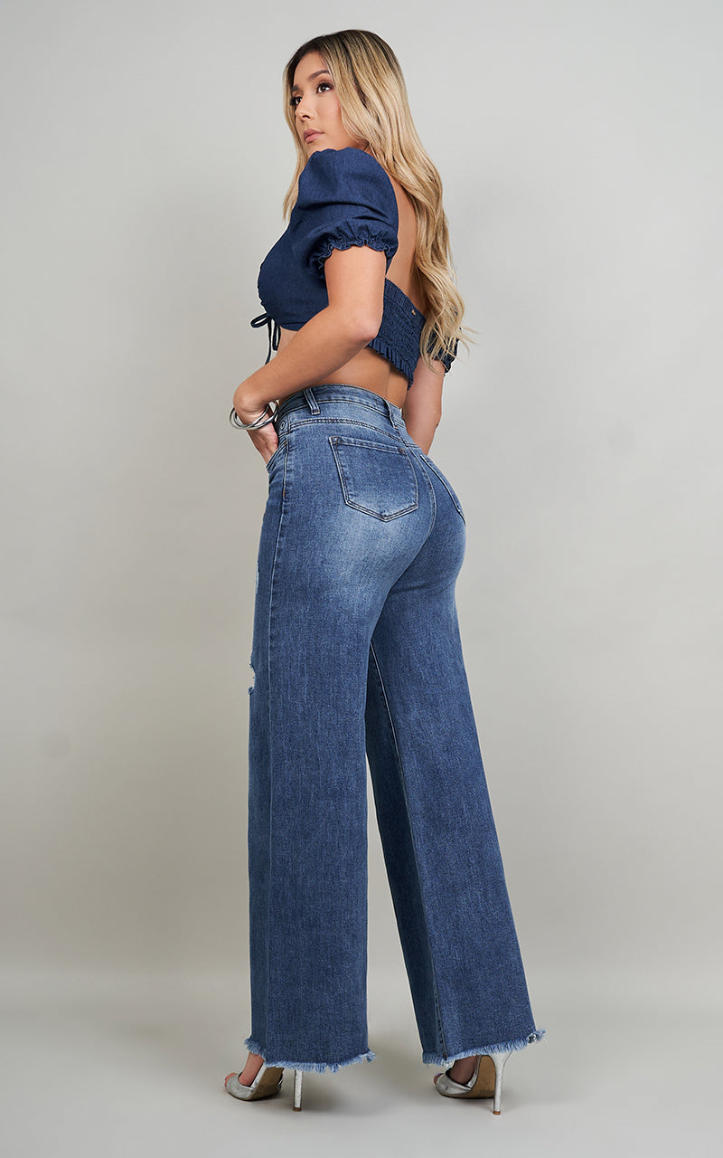 BEATRICE WIDE LEG JEANS