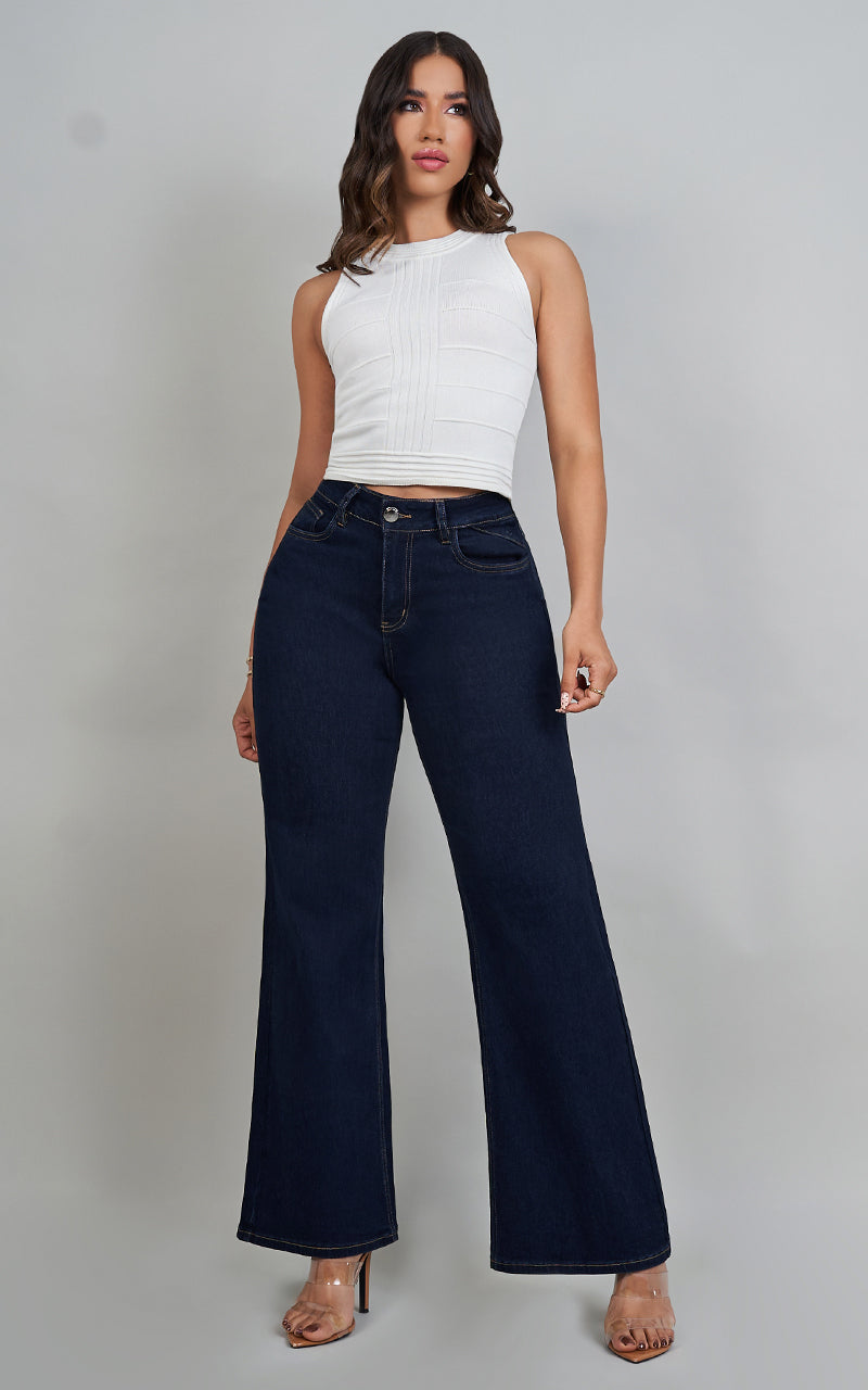 ORIETTA WIDE LEG JEANS