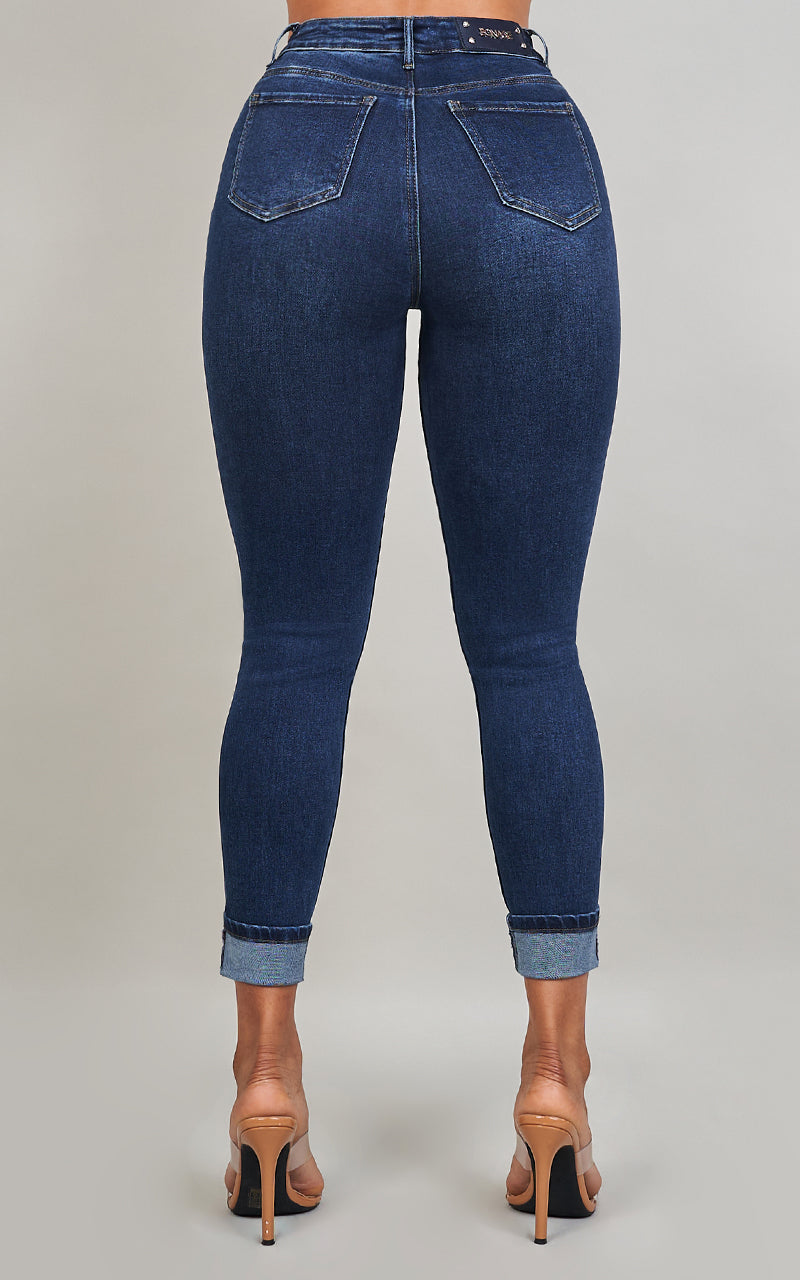 BASIC SKINNY ANKLE JEANS