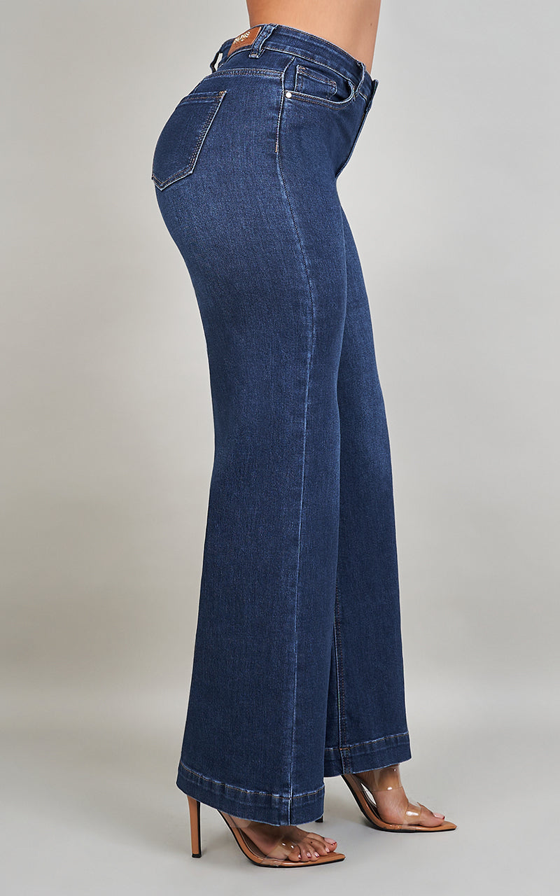 CRISTEL WIDE LEG JEANS