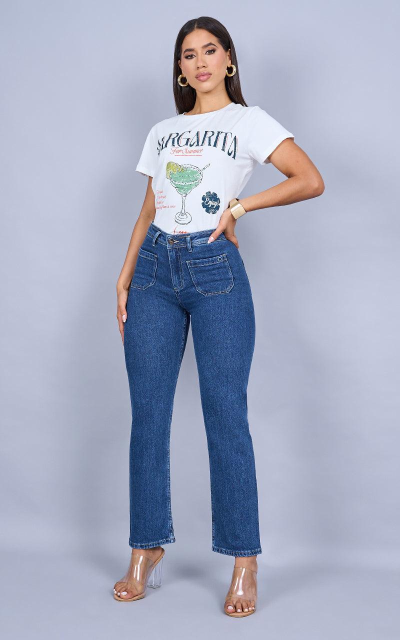 VIOLET STRAIGHT JEANS