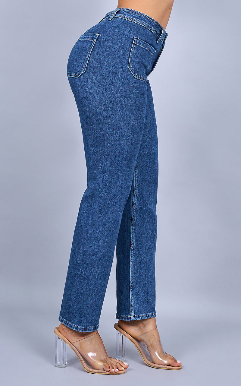 VIOLET STRAIGHT JEANS