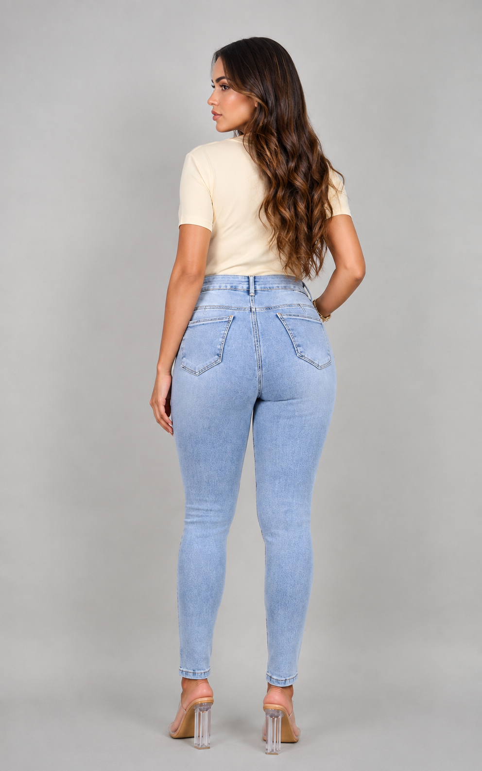 BASIC SKINNY ANKLE JEANS
