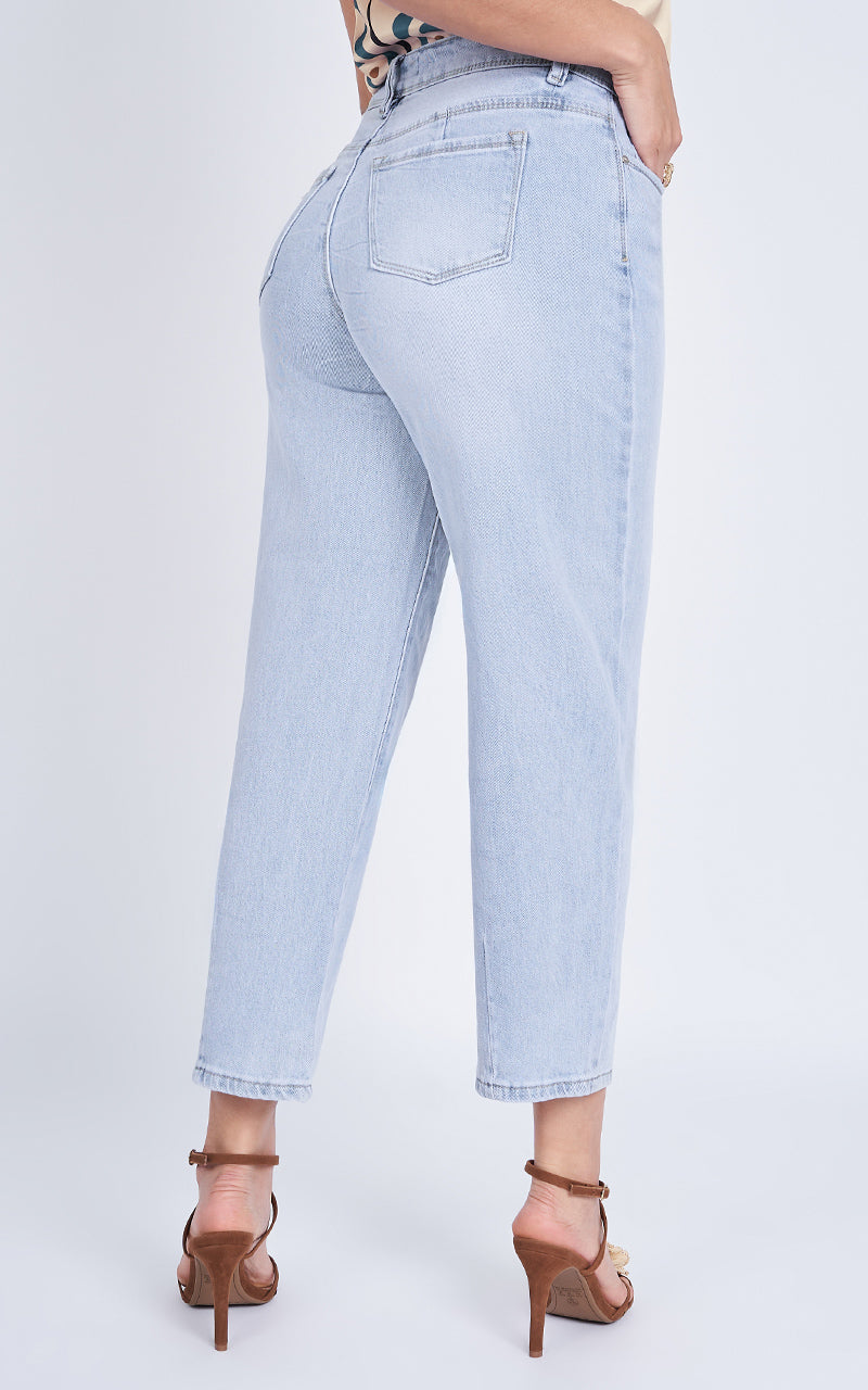 JEANS BARREL TIRO ALTO
