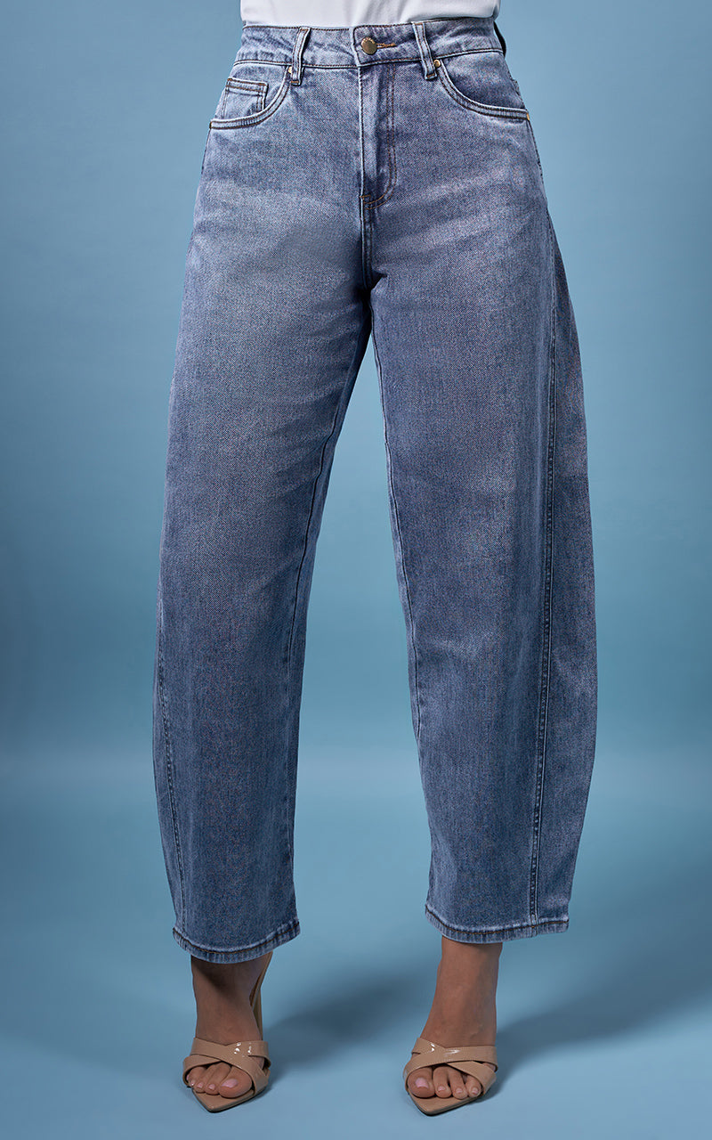 JEANS BARREL TIRO ALTO
