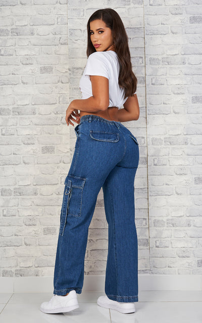 TIME CANT STOP ME CARGO JEANS