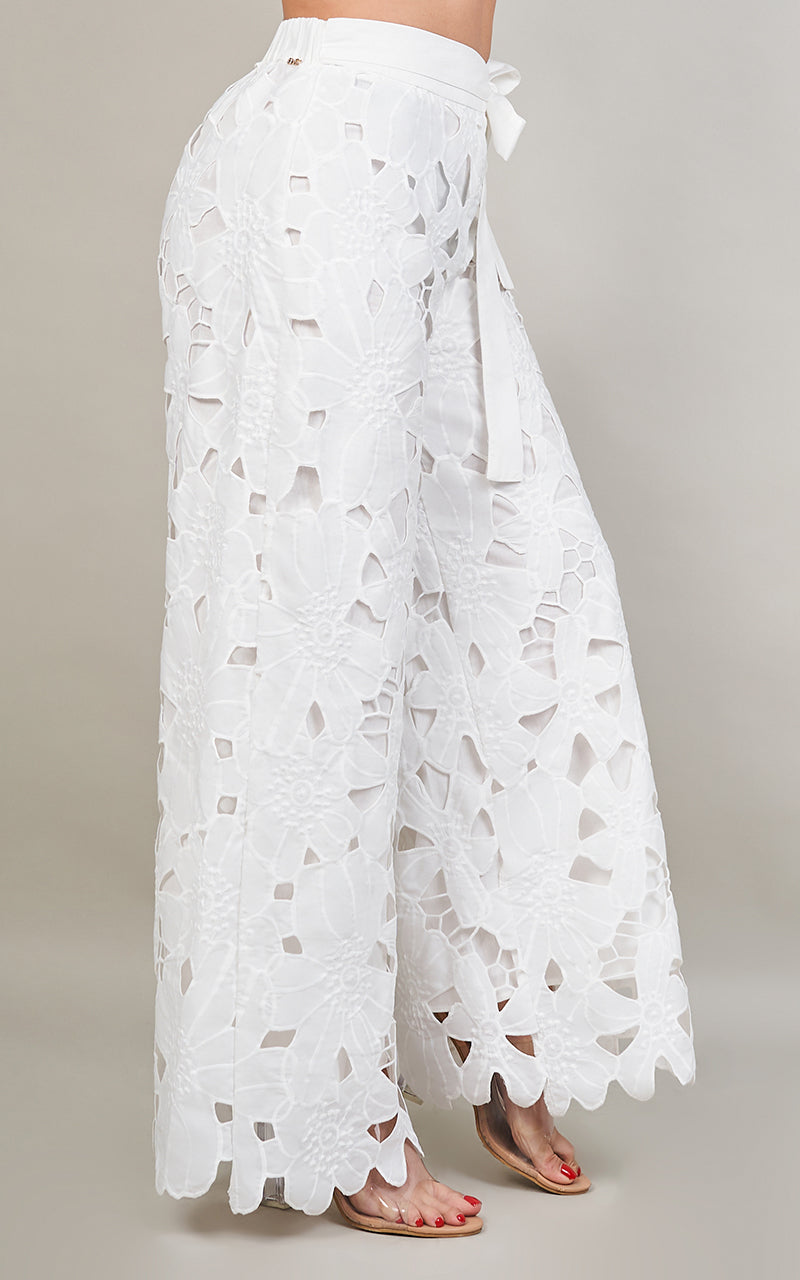 DELICATE FLOWERS PANTS