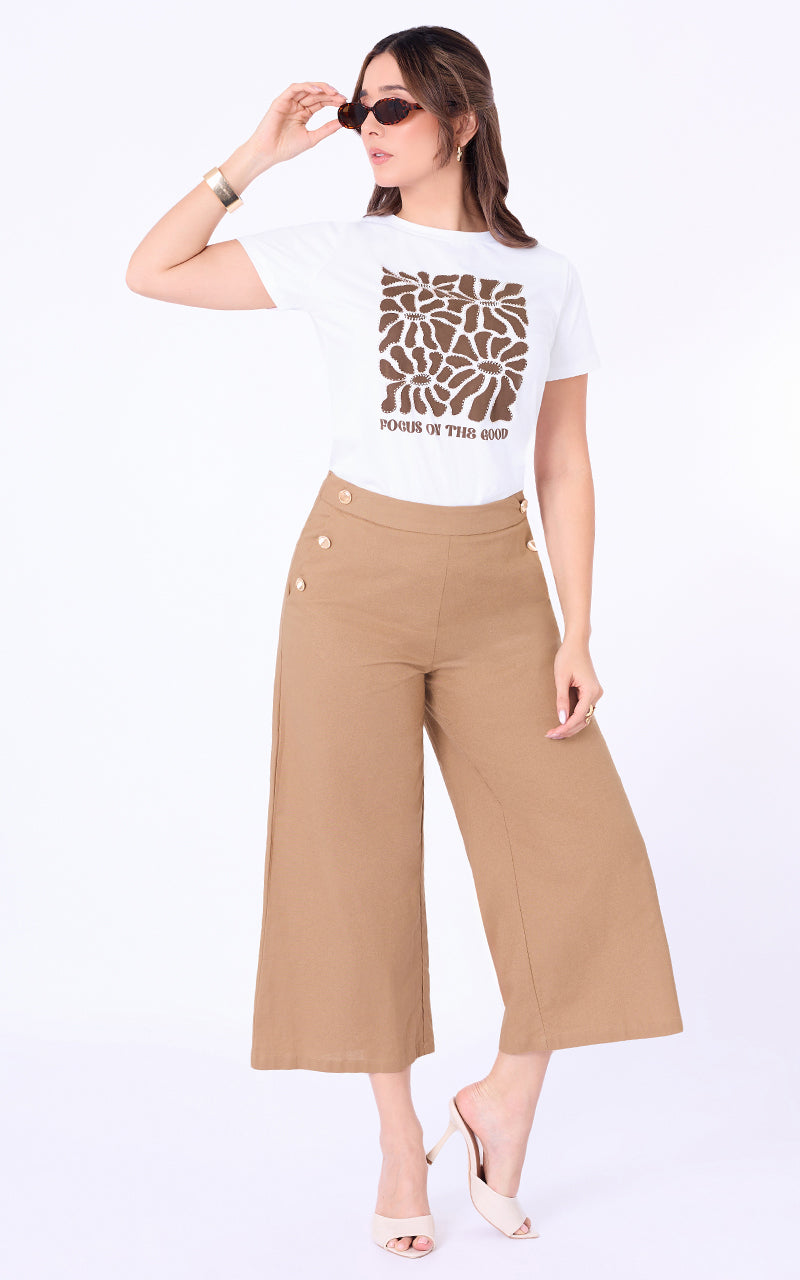 PANTALON STRAIGHT CROPPED