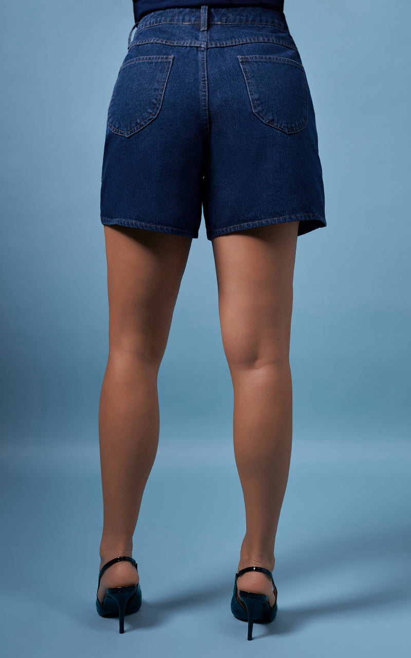SHORT DENIM DETALLE BRILLANTE