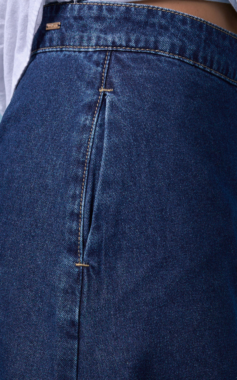 FALDA DENIM BOMBER