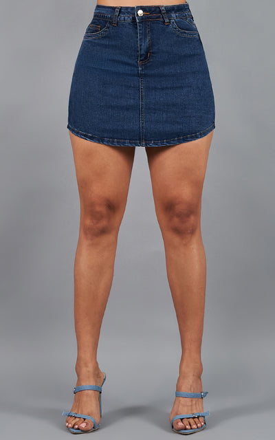 CARLOTA SKORT DENIM