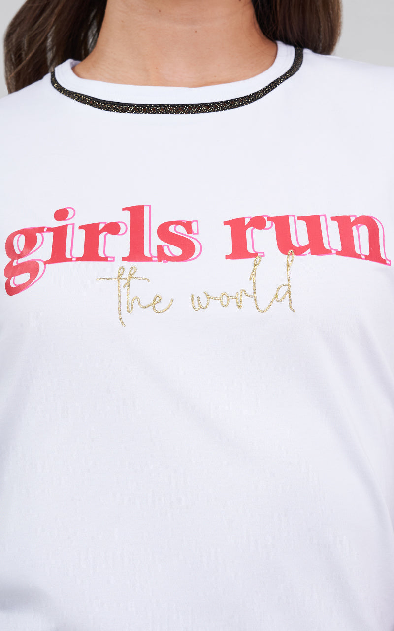 GIRLS RUN T-SHIRT