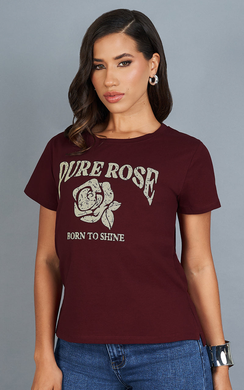 PURE ROSE T-SHIRT