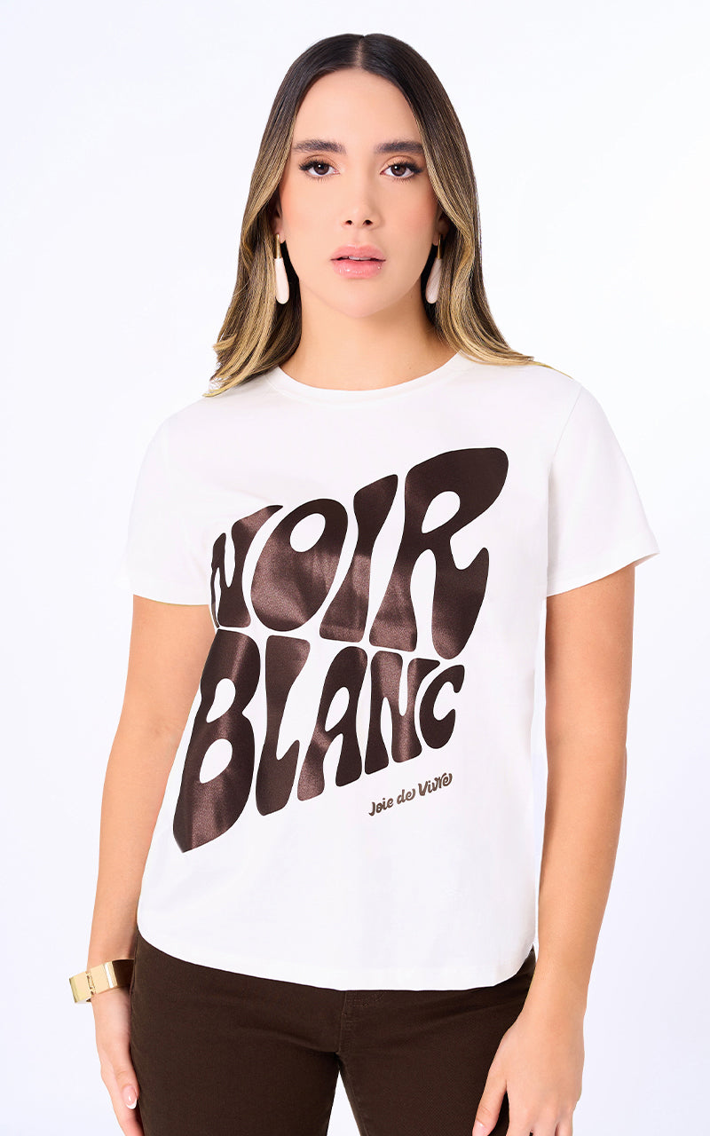 T-SHIRT BASICO CON FRASE