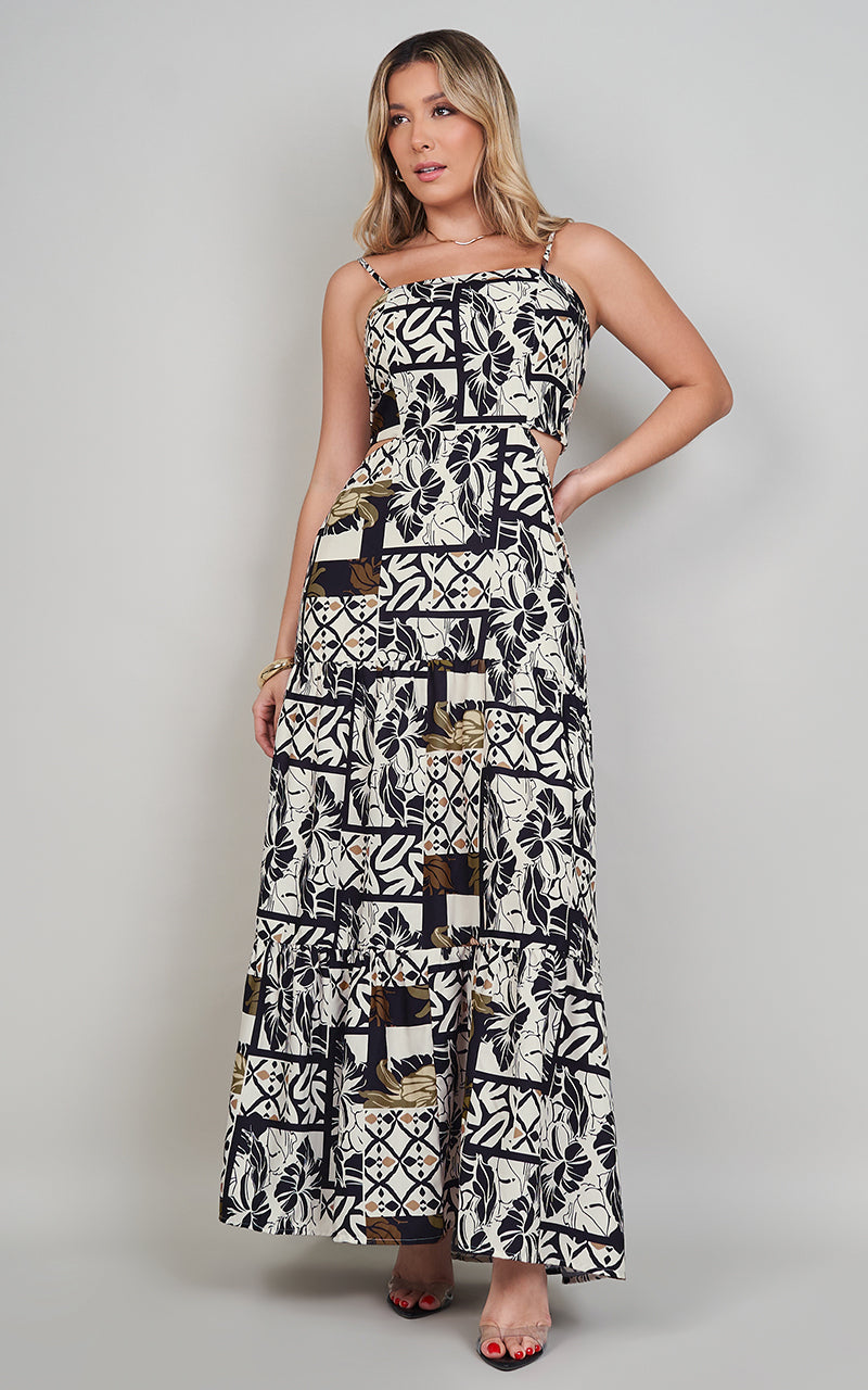 MOROCCAN GARDENS DRESS