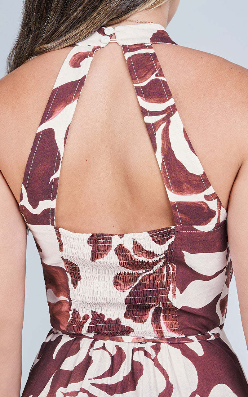 BURGUNDY MUSE DRESS