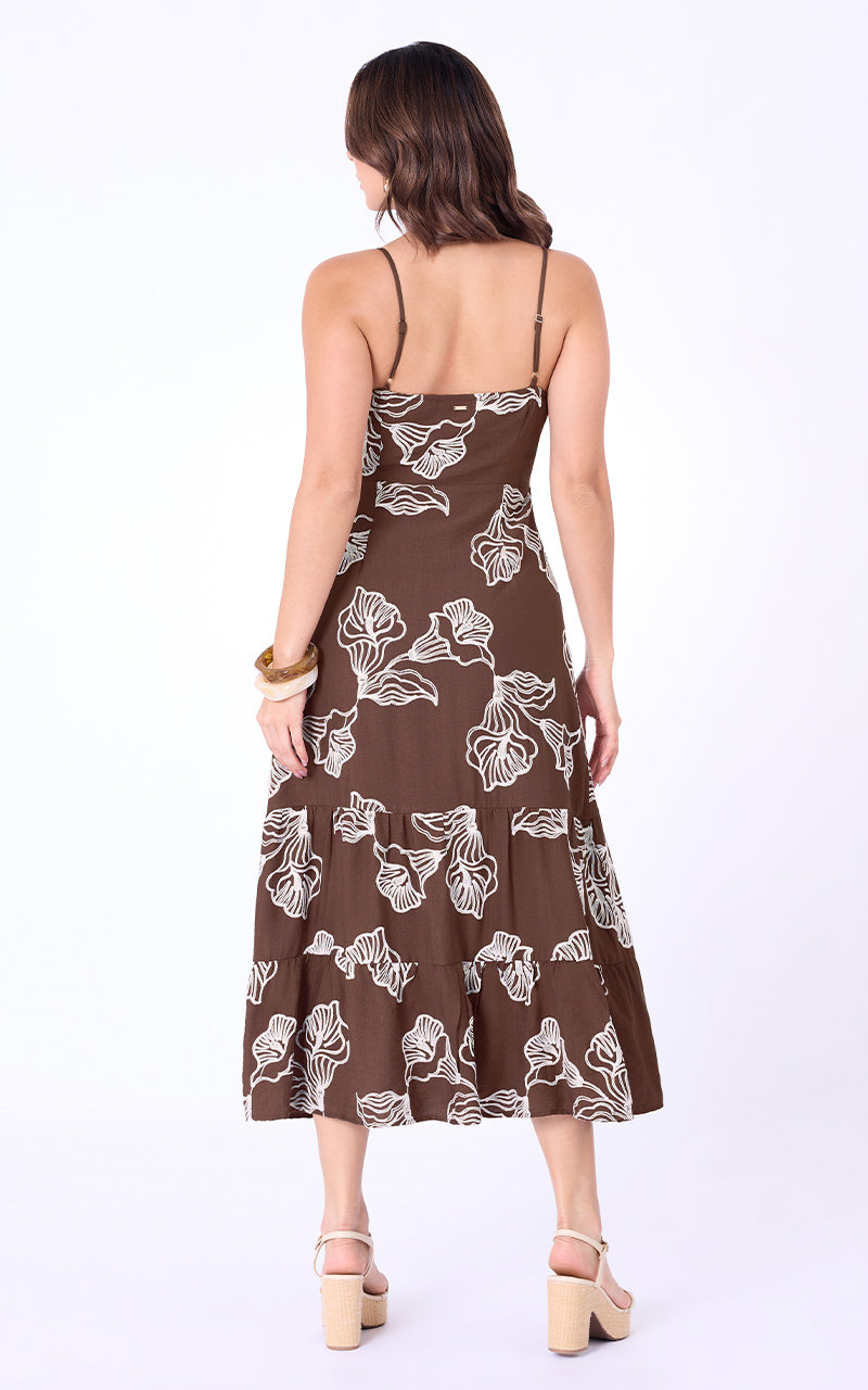 VESTIDO ESTAMPADO SIN MANGA