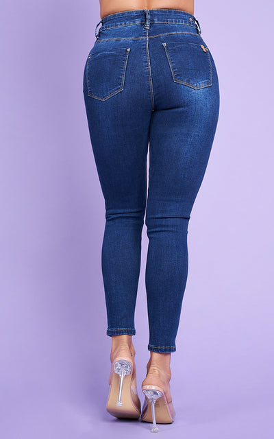 BASIC SKINNY ANKLE JEANS