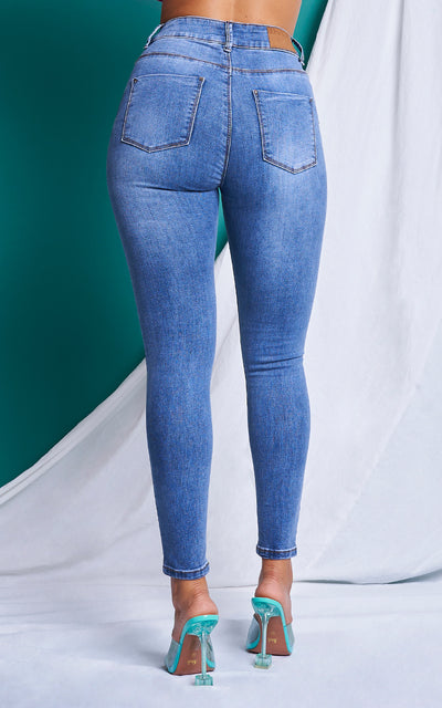 BASIC SKINNY ANKLE JEANS