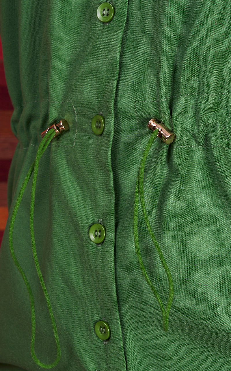 GREEN SHORT JUMPSUIT