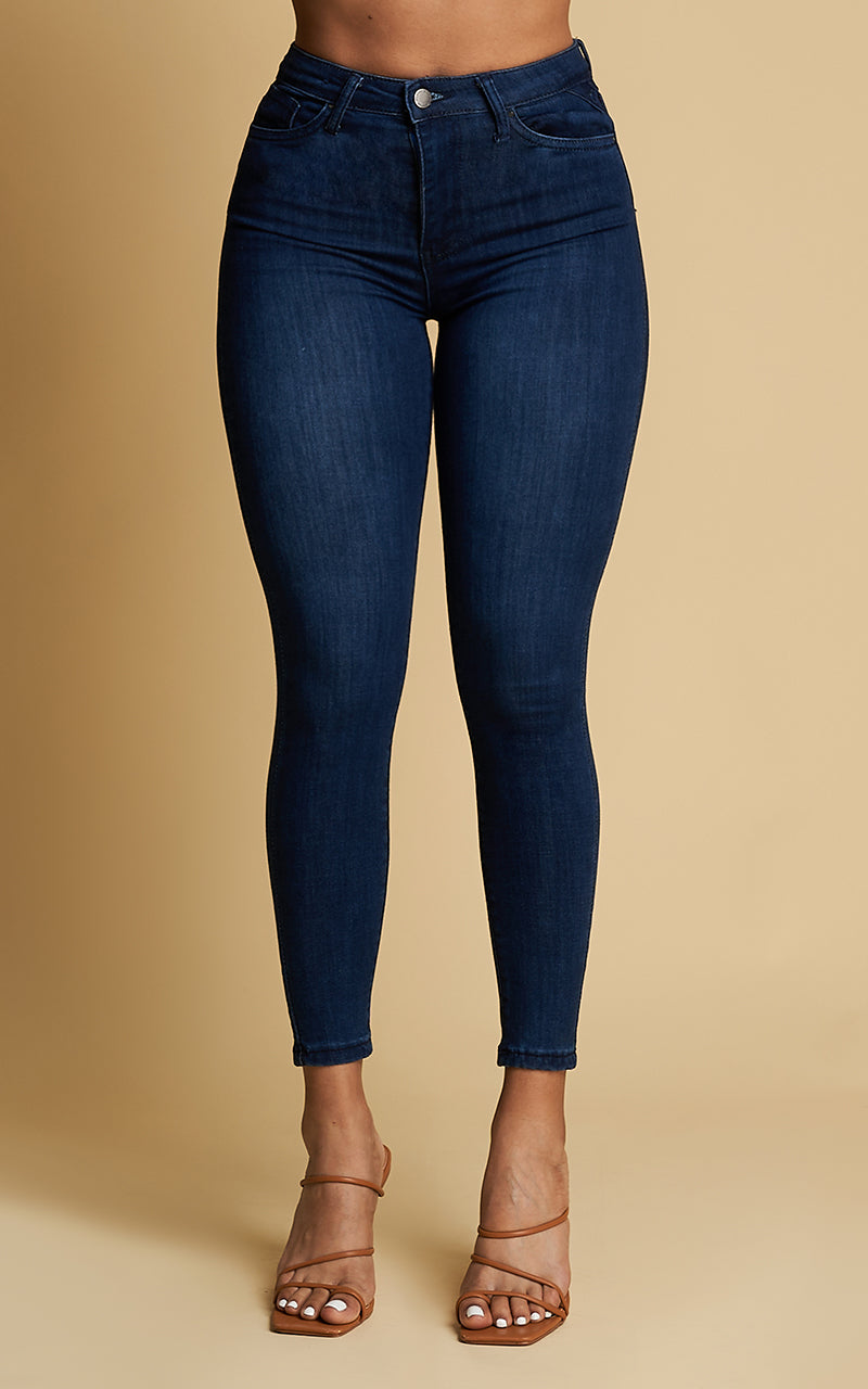 JEANS SKINNY ANKLE TIRO ALTO