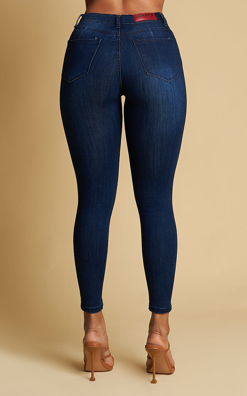 JEANS SKINNY ANKLE TIRO ALTO