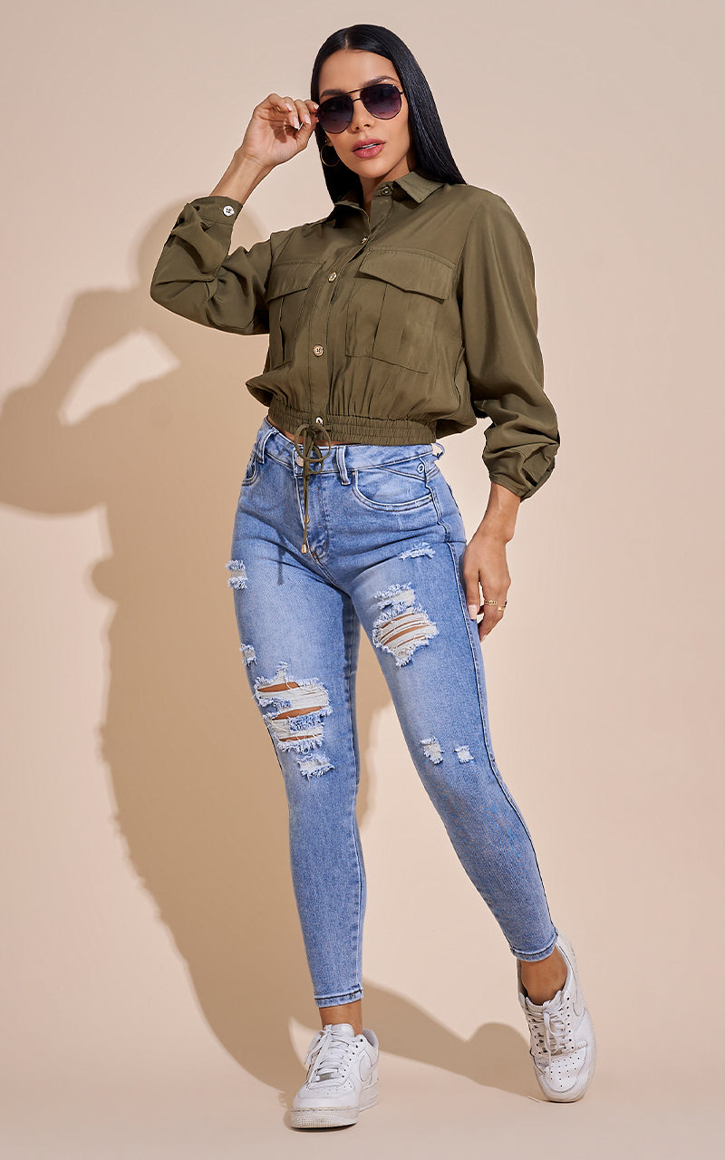 BROOKE SKINNY ANKLE JEANS