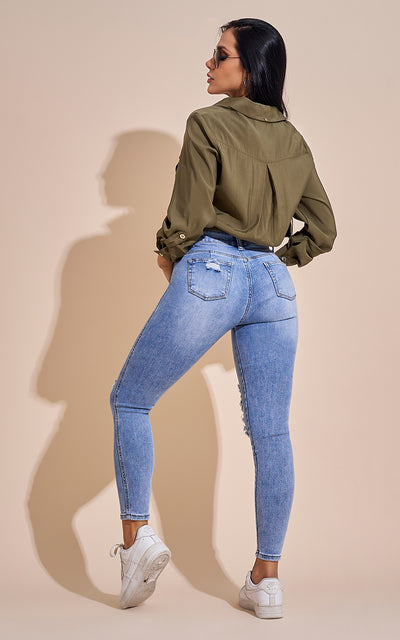 BROOKE SKINNY ANKLE JEANS
